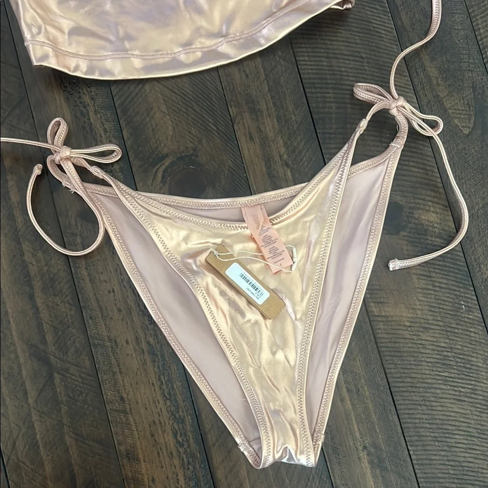 Skims Metalic Swim Set